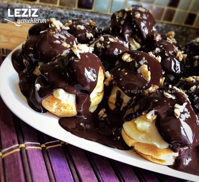 Pastane Usulü Profiterol Leziz Yemeklerim