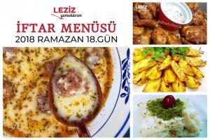  Ramazan 2018 18. Gün İftar Menüsü