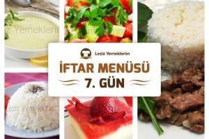 İftar Menüsü - 2016 Ramazan 7. Gün