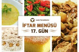İftar Menüsü - 2016 Ramazan 17. Gün