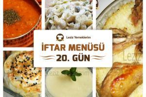 İftar Menüsü - 2016 Ramazan 20. Gün