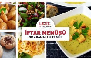 İftar Menüsü - 2017 Ramazan 11. Gün