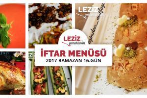 İftar Menüsü - 2017 Ramazan 16. Gün
