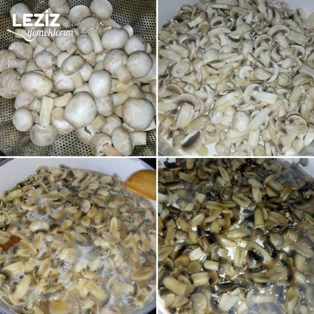 Sebzeli Mantar Yemeği