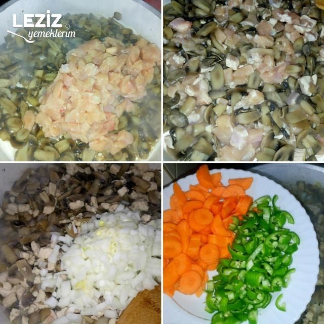 Sebzeli Mantar Yemeği