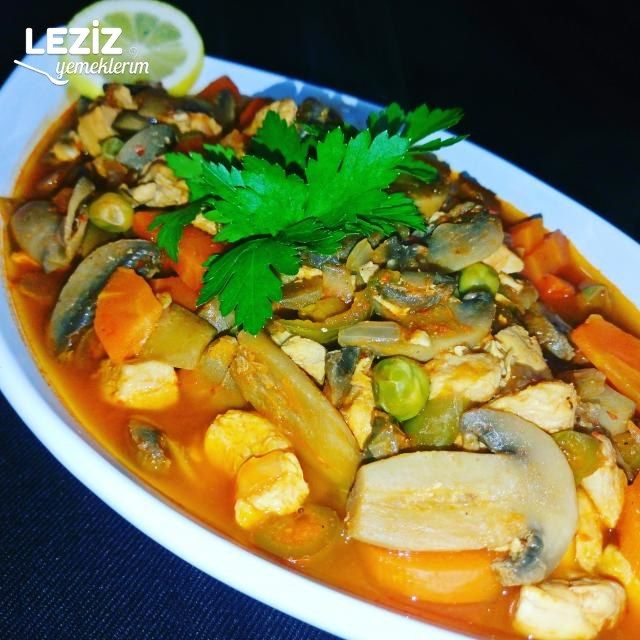 Sebzeli Mantar Yemeği