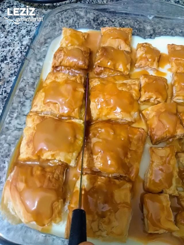 Muhallebili Milföylü Tatlı