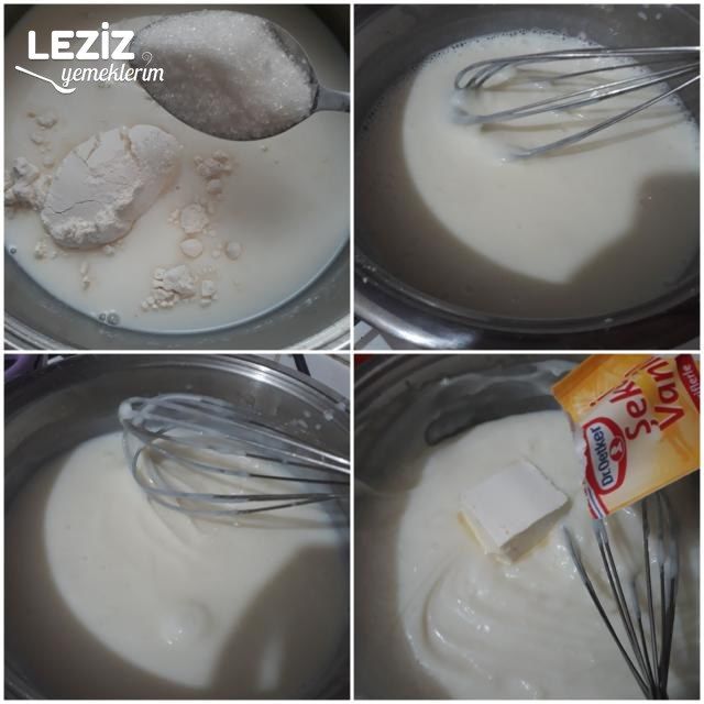 Muhallebili Milföylü Tatlı