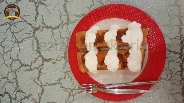 Kıymalı Krep Sarma