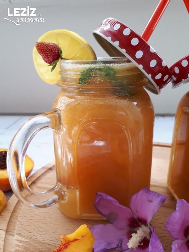 Doğal Şeftalili Limonata