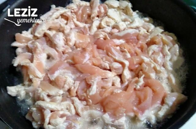 Mantarlı Tavuk Sote Tarifi