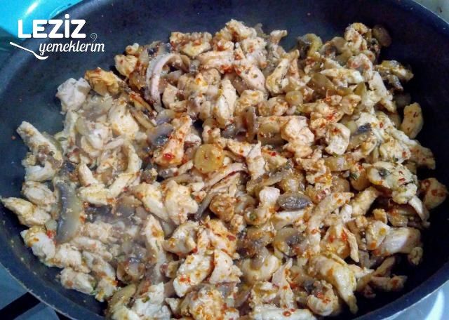 Mantarlı Tavuk Sote Tarifi