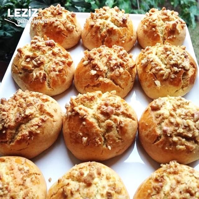 Portakallı Cevizli Kurabiye