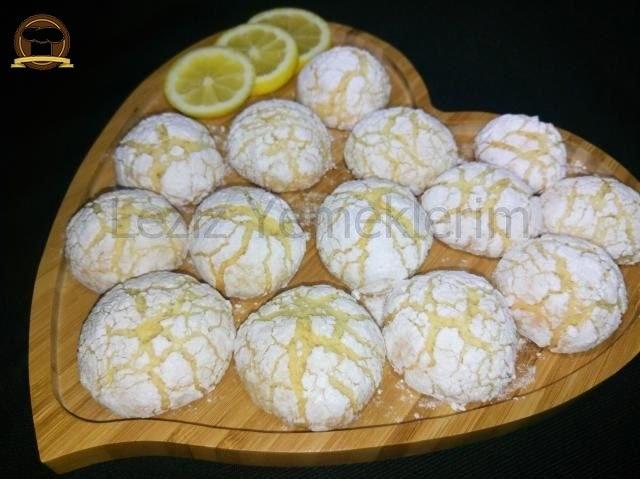 Limonlu Çatlak Kurabiye (Nişastasız)