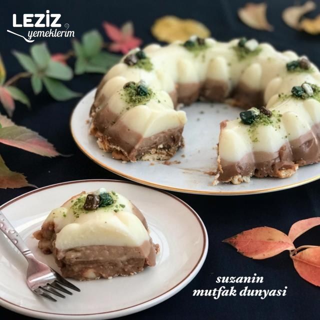 İki Renkli Sütlü Tatlı Tarifi