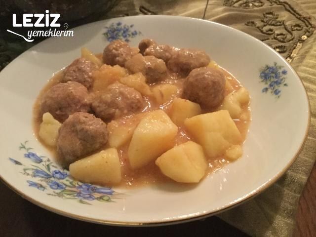 Patatesli Sulu Köfte Yapımı