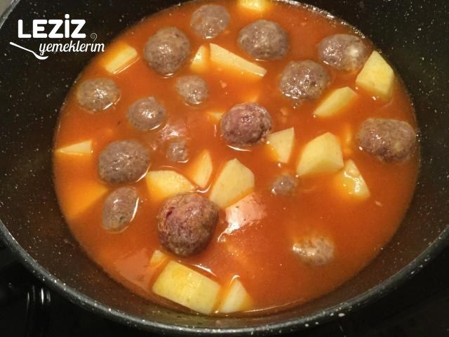 Patatesli Sulu Köfte Yapımı