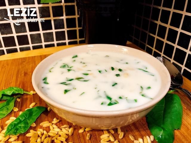 Yoğurtlu Ve Ispanaklı Soğuk Döğme Çorbası