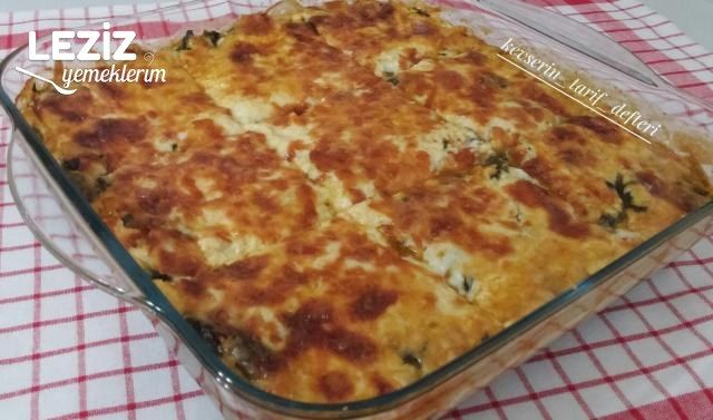 Tavuklu Ispanak Graten