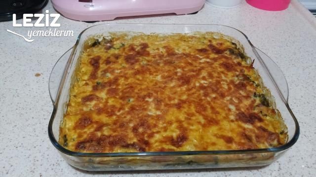 Tavuklu Ispanak Graten