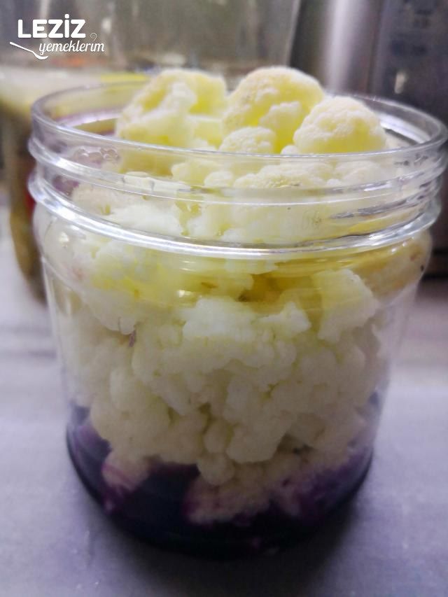 Renkli Karnabahar Turşusu