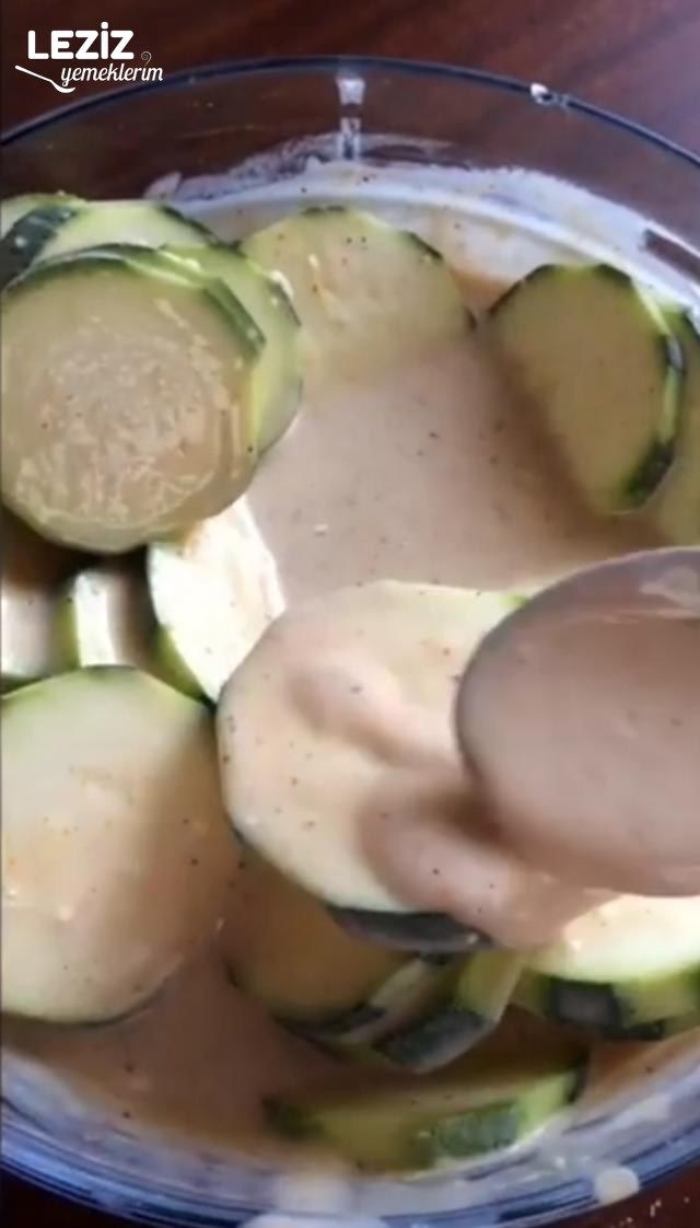 Sütlü Kabak Kızartması