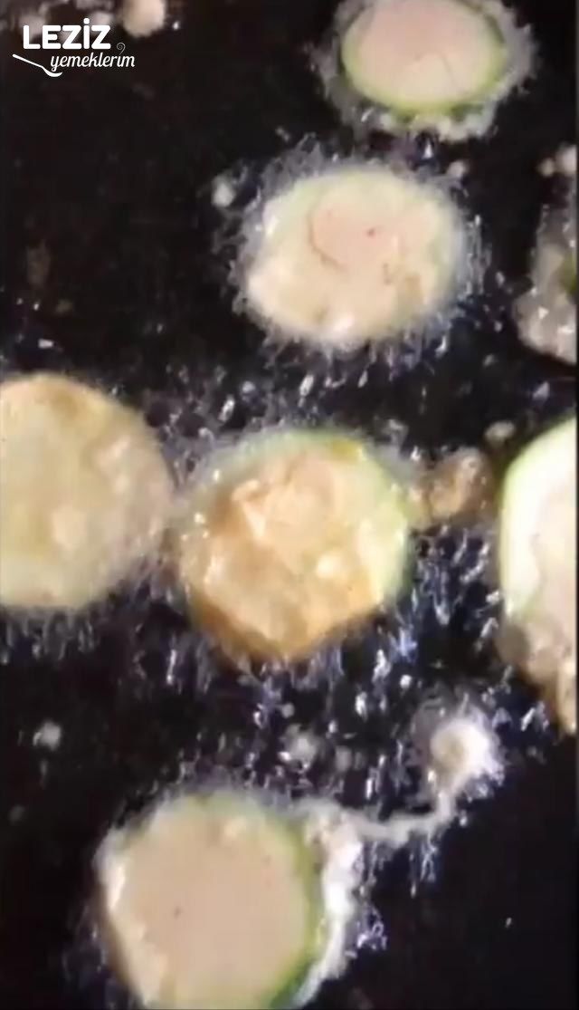 Sütlü Kabak Kızartması