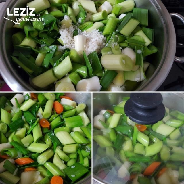 Zeytinyağlı Pırasa Yemeği