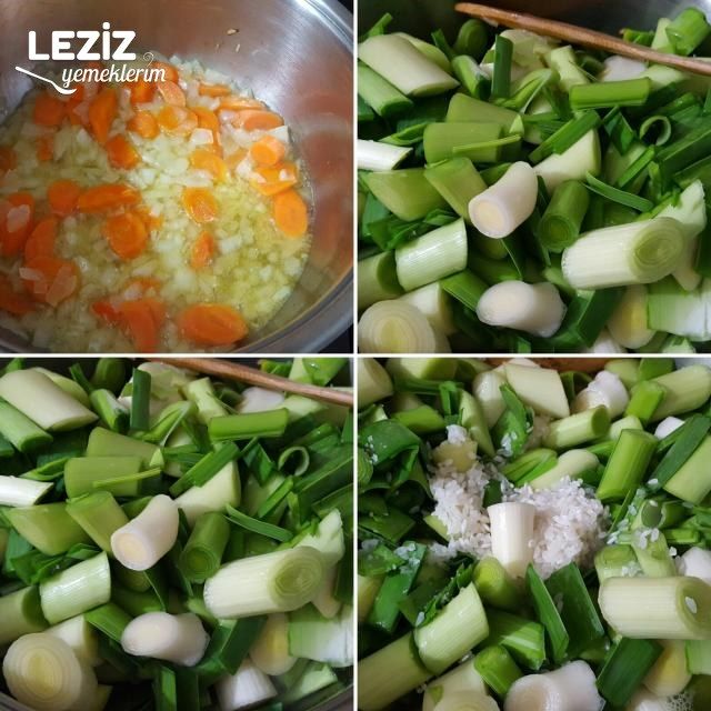 Zeytinyağlı Pırasa Yemeği