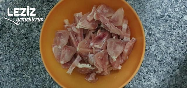 Lavaşda Tavuk Tantuni