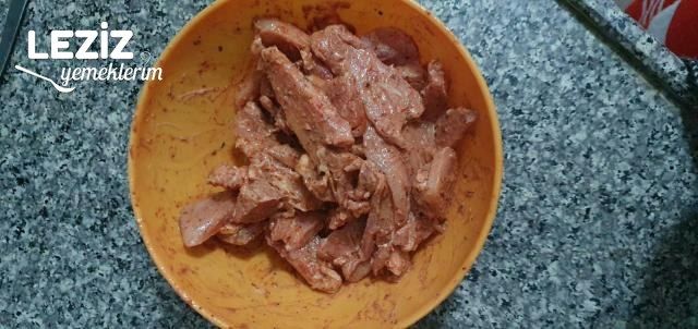 Lavaşda Tavuk Tantuni