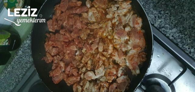 Lavaşda Tavuk Tantuni