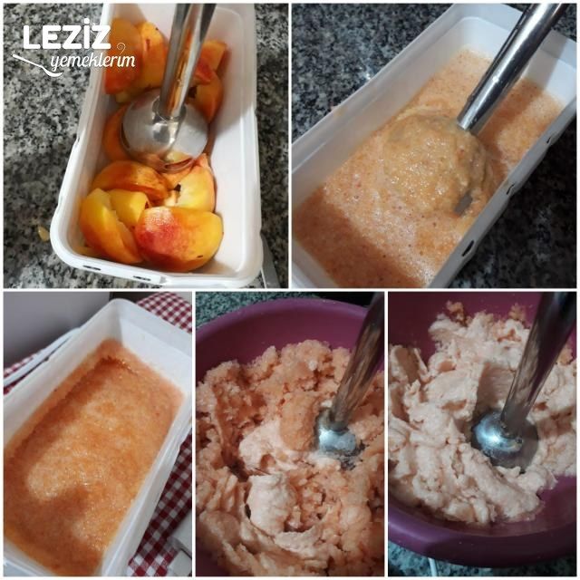 Şeftali Sorbe (Şerbetli Limonlu Eşsiz Lezzetiyle)
