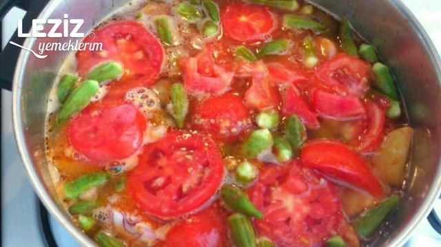 Etli Patatesli Bamya