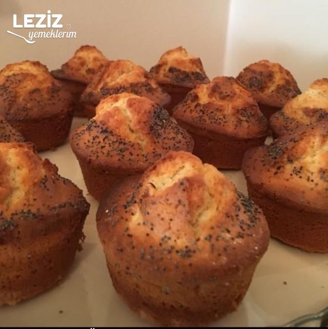 Muffin Kal B Nda Tahinli Kek Leziz Yemeklerim