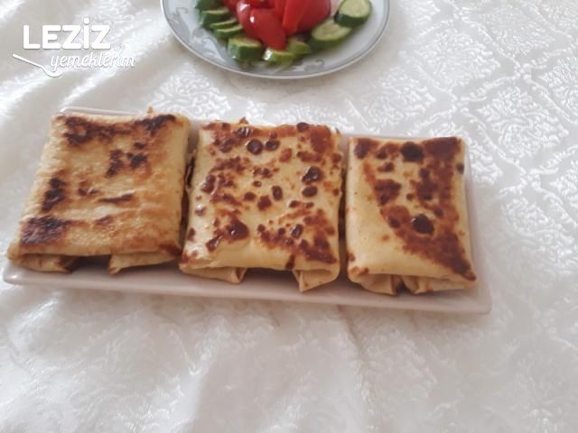 Sucuklu Kaşarlı Krep Bohçası