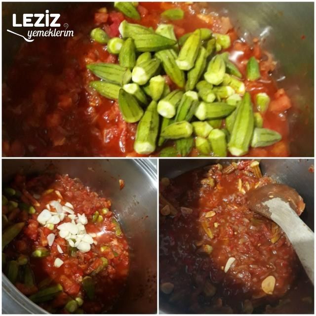 Zeytinyağlı Bamya Yemeği Tarifi