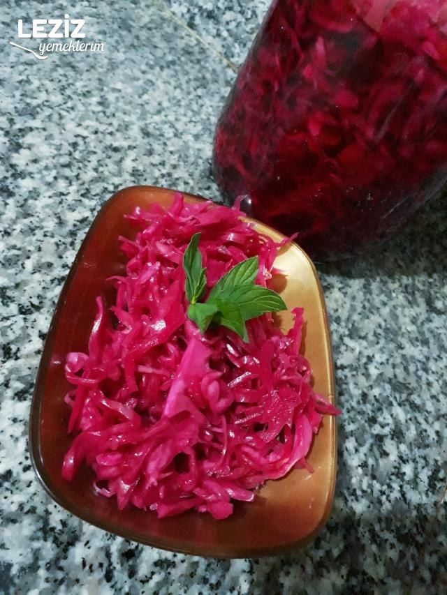 Lokanta Usulü Mor Lahana Turşusu Tarifi