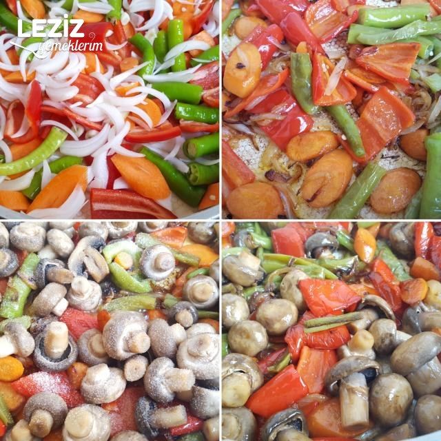 Pratik Nefis Zeytinyağlı Karamelize Havuçlu Mantar