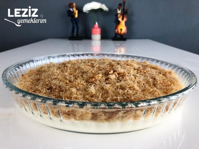 Tel Kadayıflı Muhallebi Tarifi