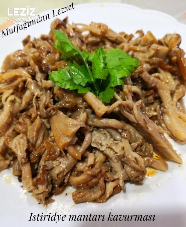 İstiridye Mantarı Kavurması (Et Gibi)