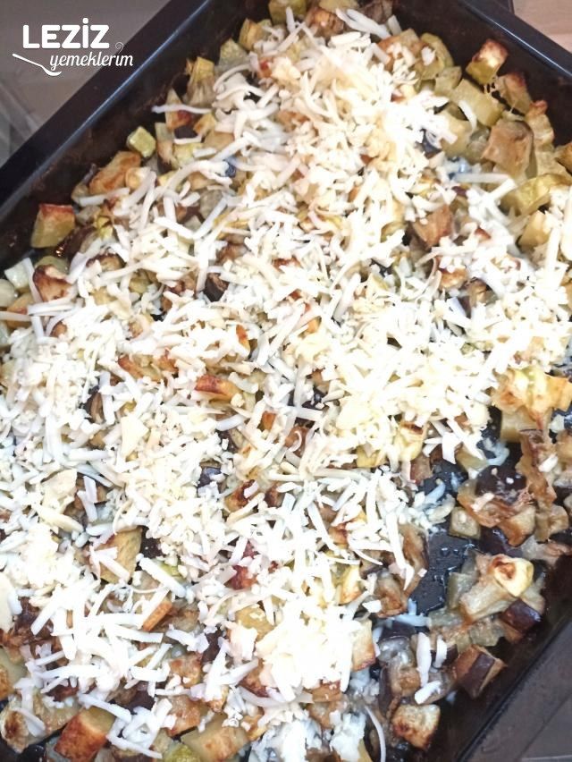 Fırında Kremalı Kaşarlı Sebze