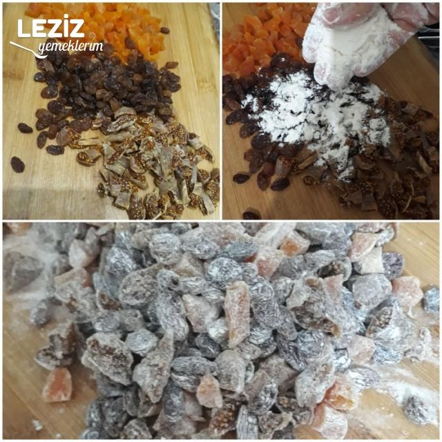Kuru Meyveli Enfes Kek (Hazırlara Taş Çıkartır)