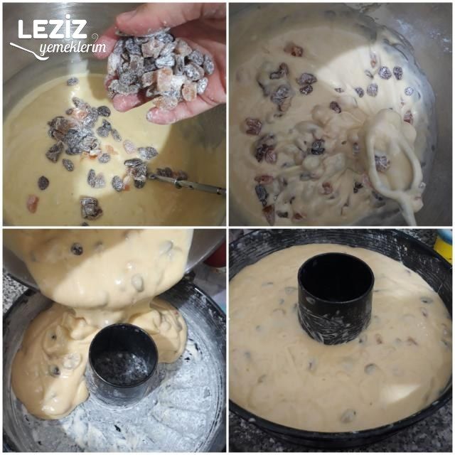 Kuru Meyveli Enfes Kek (Hazırlara Taş Çıkartır)