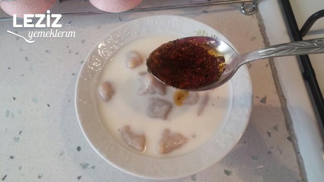 Kayseri Usulü Mantı Yoğurtlama