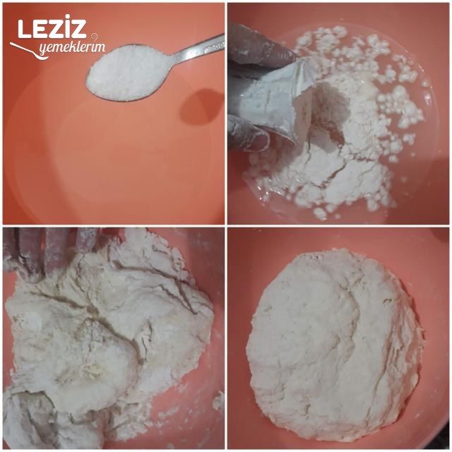 Pazı Sapından Harçlı El Açması Börek