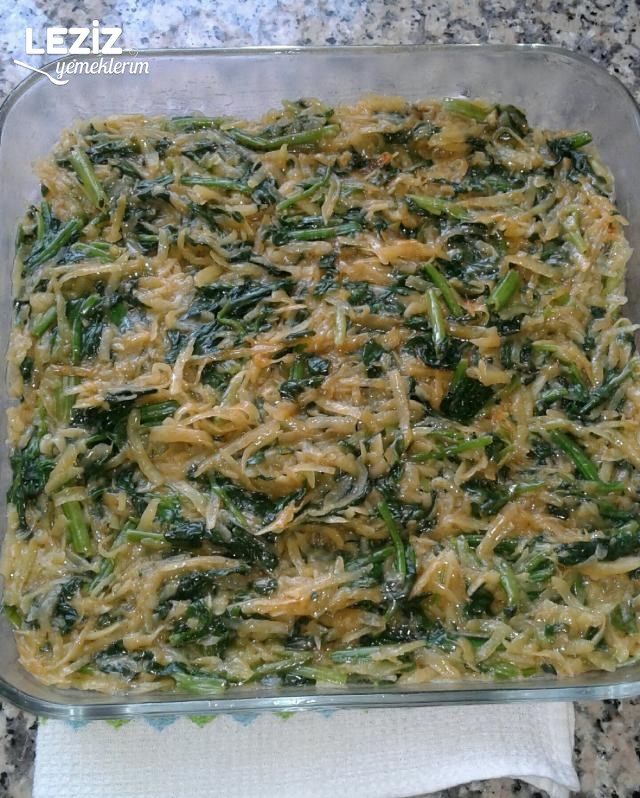 Fırında Ispanak Yemeği