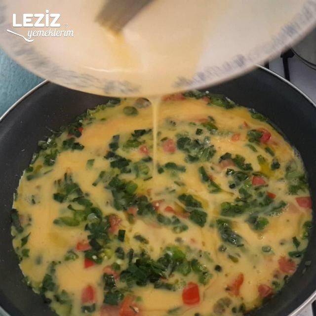Pırasalı Yumurta