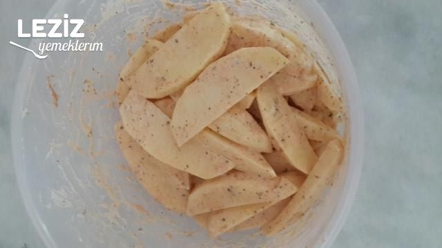 Fırında Elma Dilim Patates