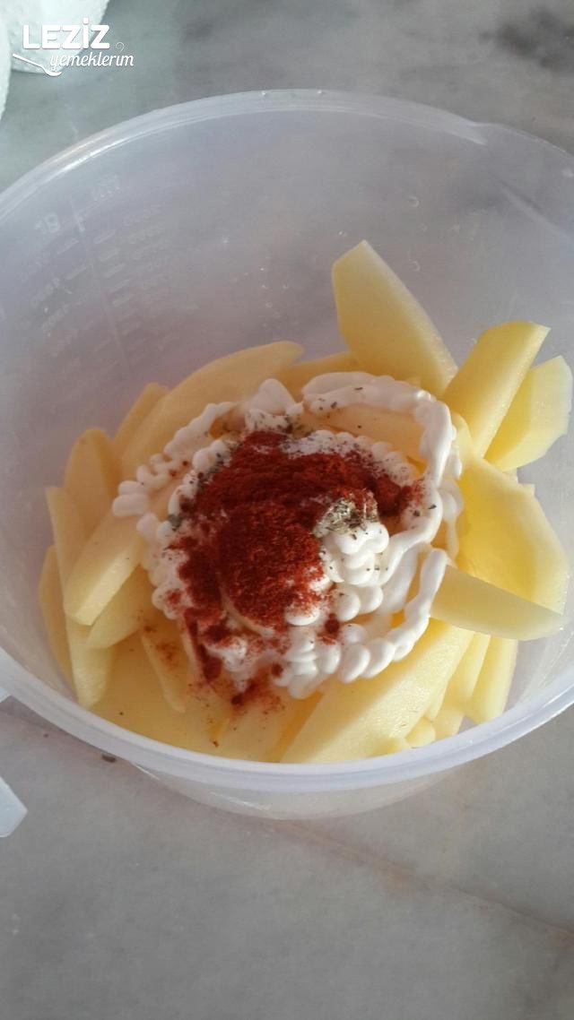 Fırında Elma Dilim Patates